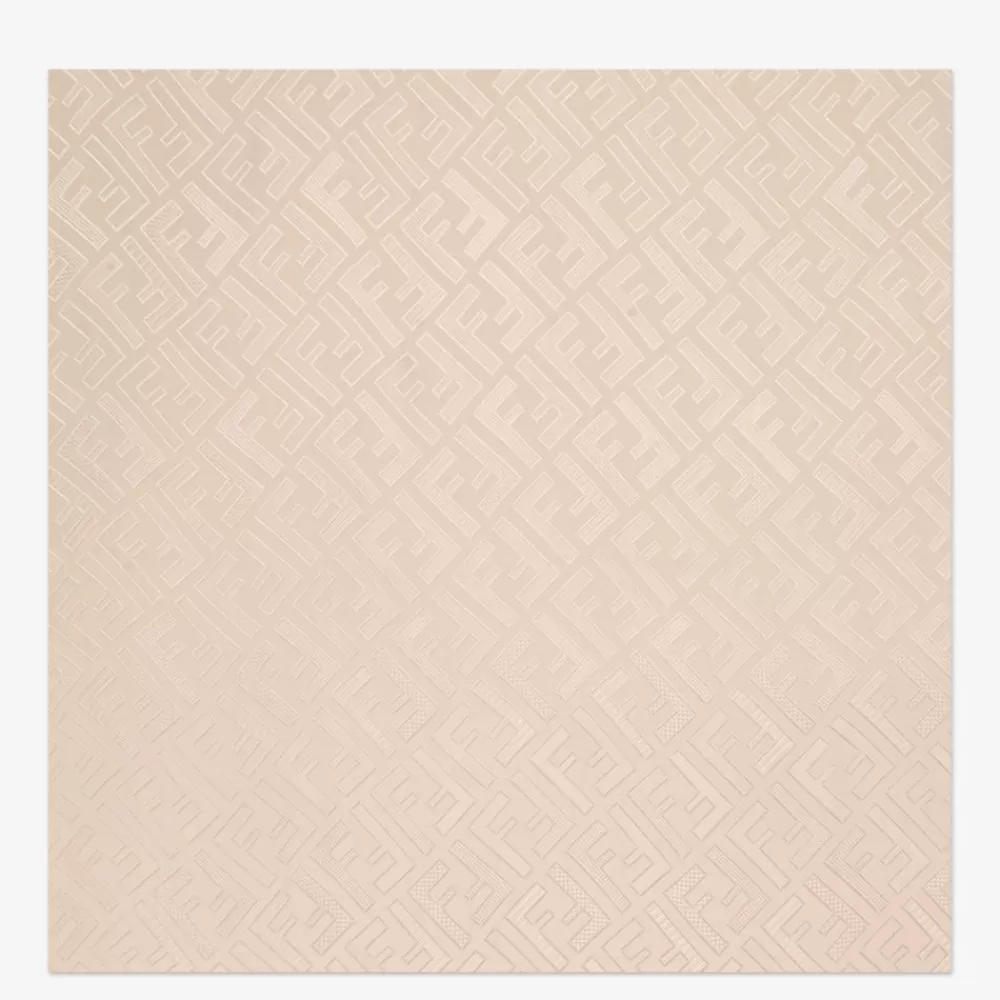Foulard In Seta>Fendi Stola In Seta Rosa
