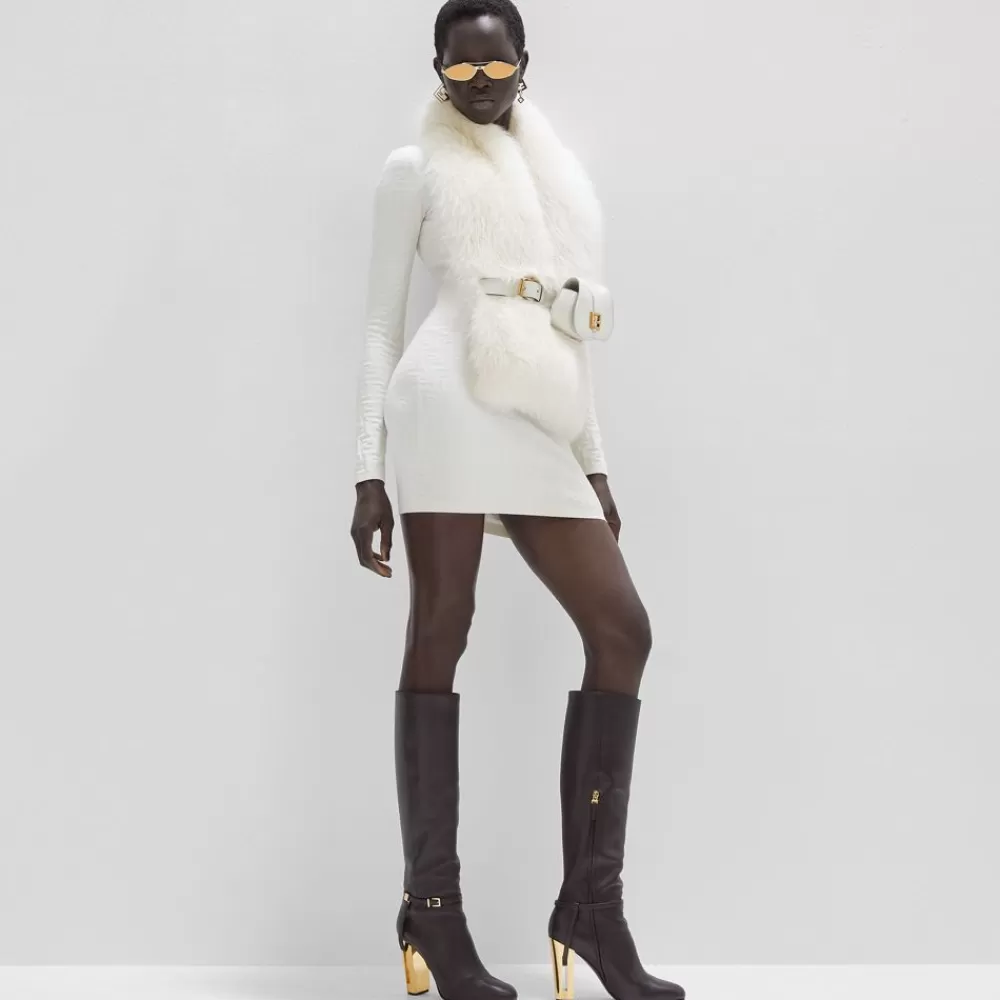 Sciarpe E Poncho>Fendi Stola In Volpe Bianca
