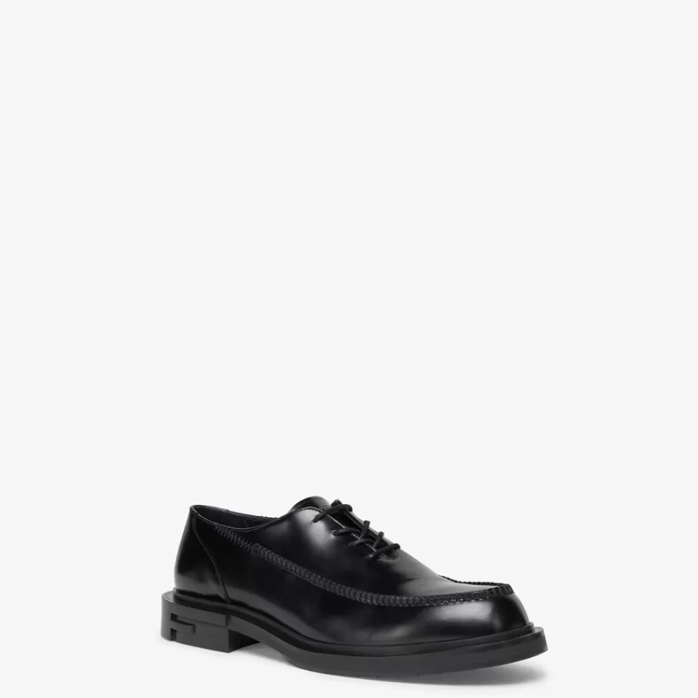 Stivaletti E Scarpe Allacciate>Fendi Stringata In Pelle Nera