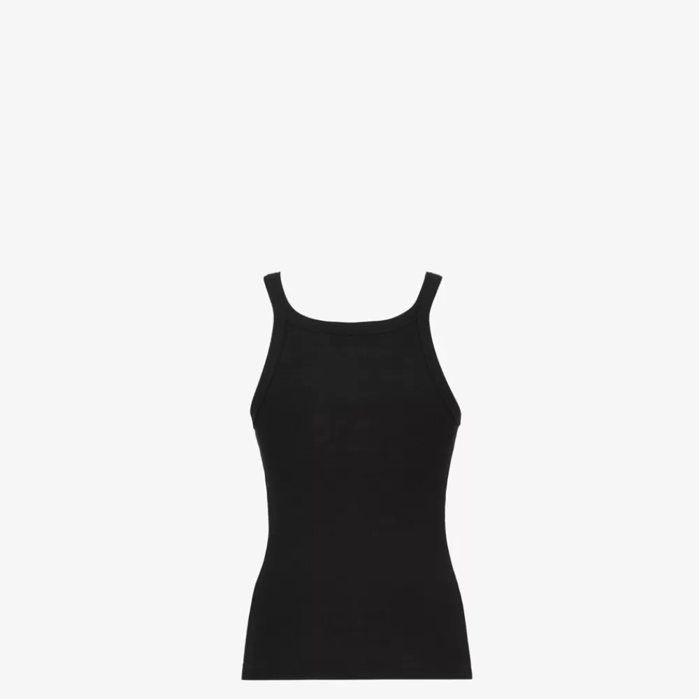 Activewear>Fendi Top In Cotone Nero