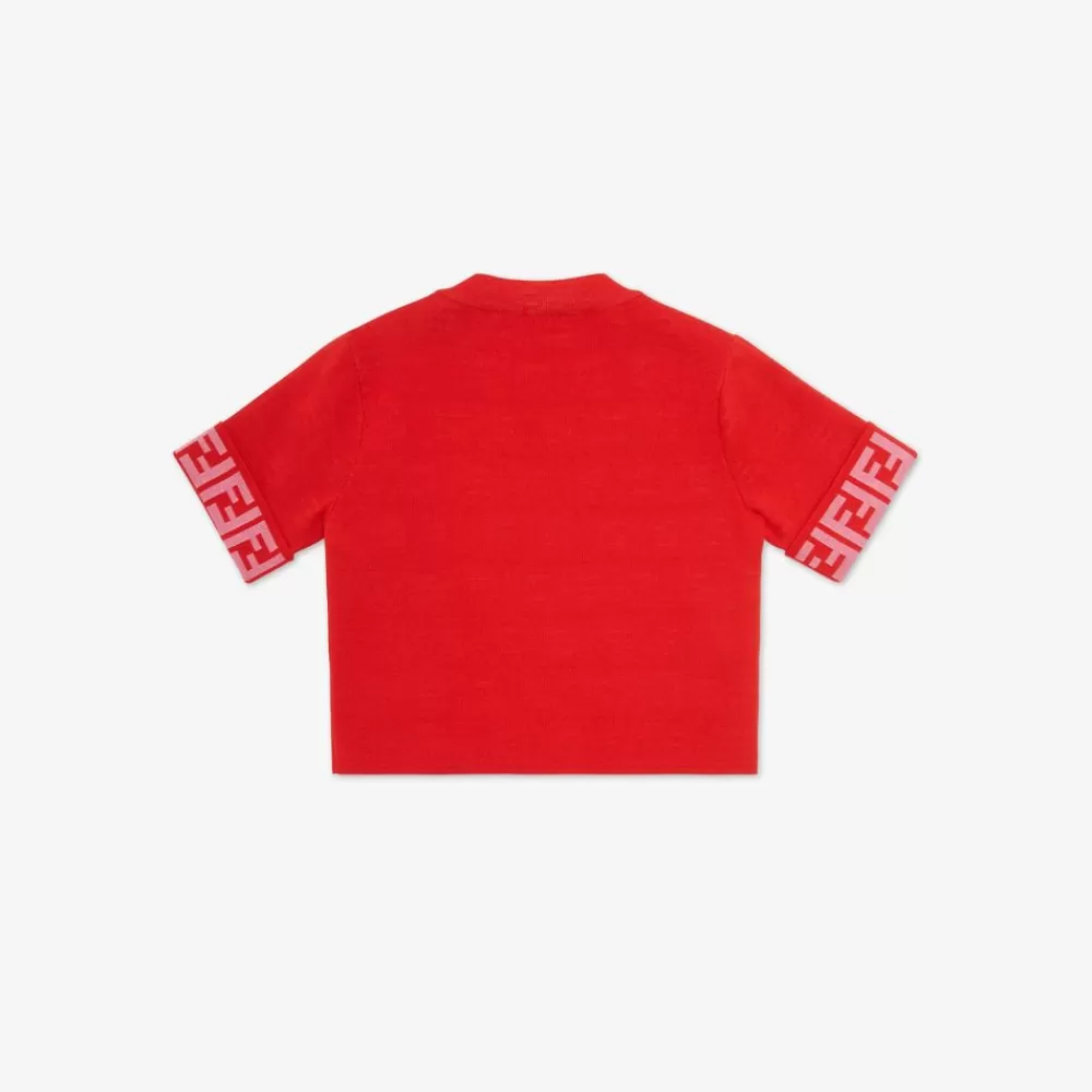 Abbigliamento>Fendi Top Junior In Lana Reversibile