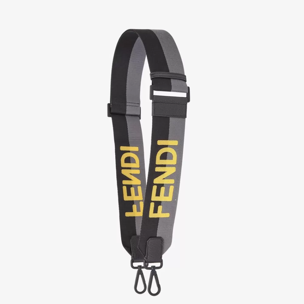 Portachiavi E Accessori Per Borse>Fendi Tracolla In Canvas E Pelle