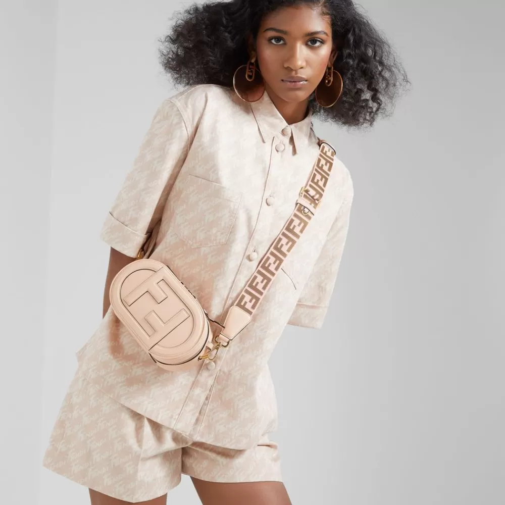Tracolle E Accessori Per Borse>Fendi Tracolla In Nastro Rosa
