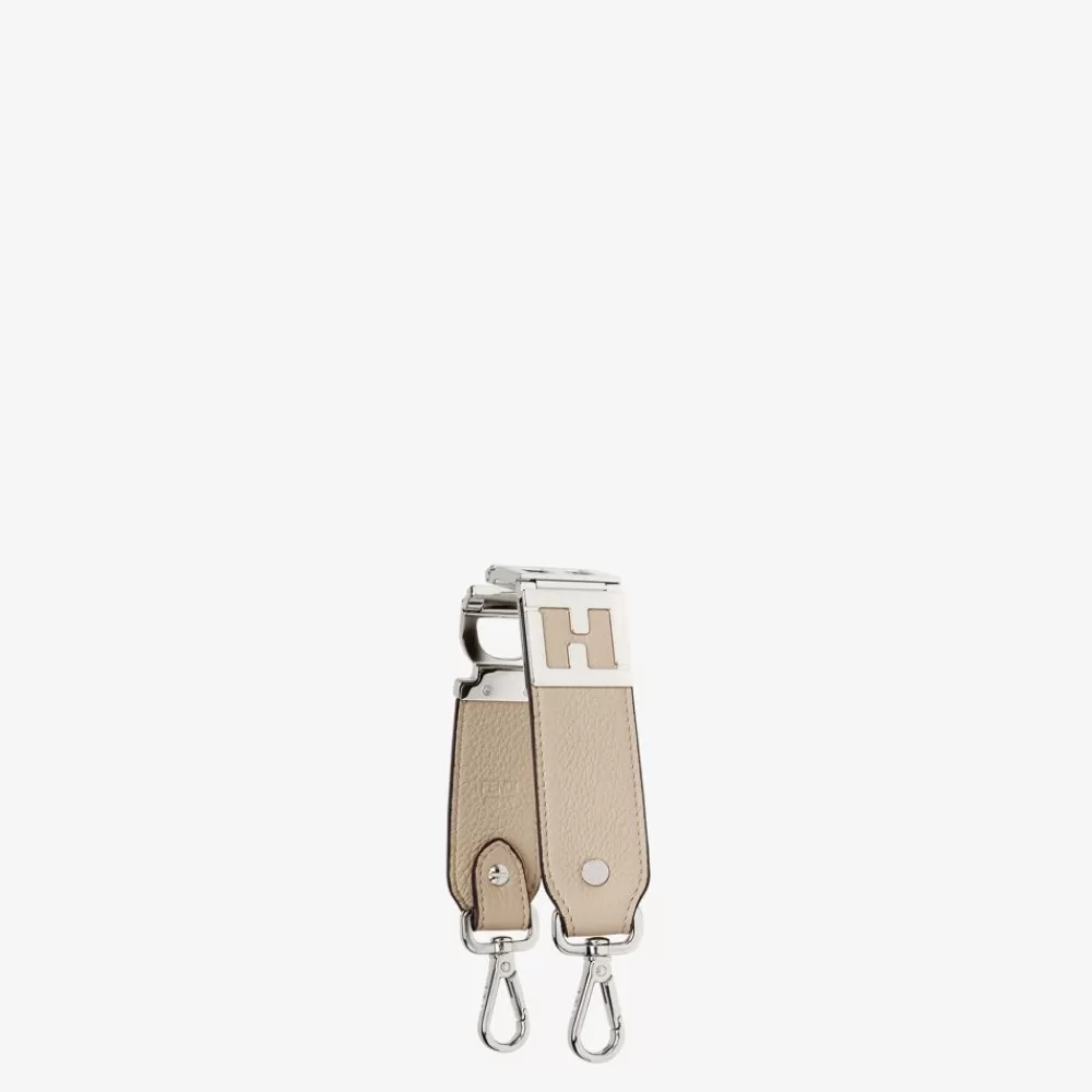 Portachiavi E Accessori Per Borse>Fendi Tracolla In Pelle Beige