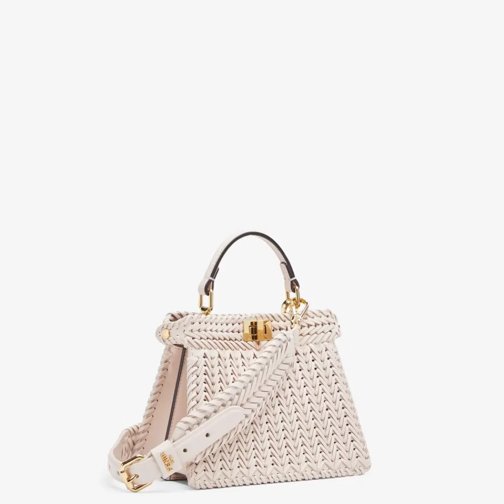 Tracolle E Accessori Per Borse>Fendi Tracolla In Pelle Bianca