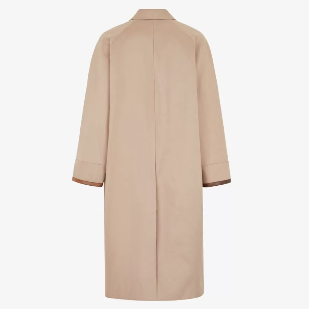 Cappotti E Capispalla>Fendi Trench In Tessuto Marrone