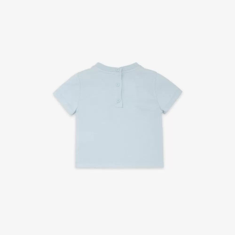 Bambina>Fendi T-Shirt Baby In Jersey Celeste