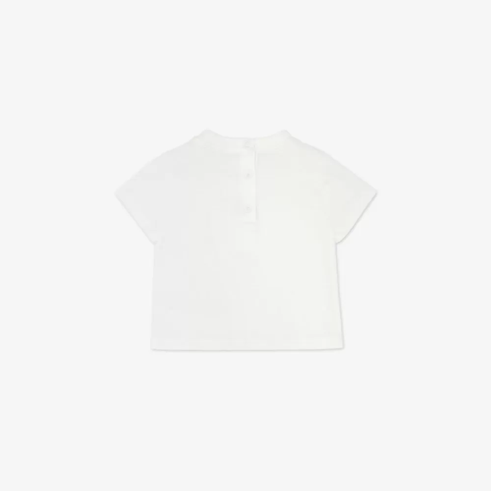 Bambina>Fendi T-Shirt Roma In Jersey Bianco